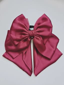 1pcs Fashion Large solid color bow Hair Claws For Women Girls Party Hair Accessories