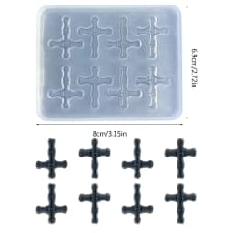 Resin Mold Angel Devil Quicksand Silicone Casting Mould Resin Shaking Cup Molds for Jewelry Keychain Pendant Making Diy Crafts