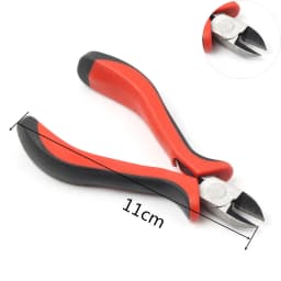 Black Handle Long Nose Mini Pliers Round Flat Long Nose Bent Nose Pliers For Jewellery Making Diy Crafts Necklace Bracelet Tools