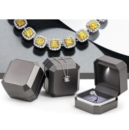 Wholesale LED Ring Box Jewelry Box for Wedding Engagement Proposal Ring Box Necklace Pendant Gift Box with Light Storage Case 