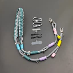 Hand-braided Adjustable Repalcement Bag Strap Multi-purpose Anti-lost Camera Phone Lanyard Crossbody Shoulder Strap Accessories