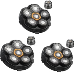 For Magnetic 6 Blade Head Shaver Replacement Heads for DOAO JoyKoi Solimpia Singphere AEXIRI Head Shaver