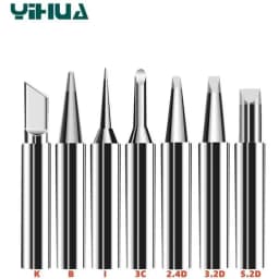 YIHUA 902 Series Soldering Iron Tip High Thermal Conductivity Long Lifespan with 995D+-I 938BD+-I 853AAA+-I Professional Repairs