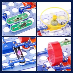 Science Experiments Kits Circuits Electronic For Kids 31 Piece Circuito Electrico niños For Children STEM Toys Science Kits New