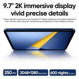 Global Version POCO Pad C1 64GB 128GB Snapdragon 6s 4G Gen 2 9.7" 2K 120Hz Display 7600mAh Battery 18W Fast Charging Wi-Fi POCO Tablet