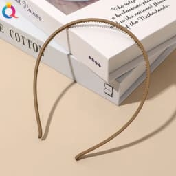 4mm Wide Thin Plastic Plain Headband for Women Girls Matte Hair Bands Teeth Comb DIY Skinny Hair Hoop Sport Hair Accessories