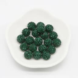 20pcs 10mm Mixed Colour Glass Rhinestone Clay Set Round Beads, disco Style Crystal Shambhala Beads For DIY Jewelry Making Crafts