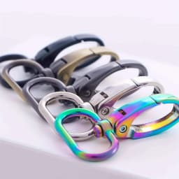 5pcs Swivel Lobster Clasp for Strap Bag Metal Buckles Webbing Belt Snap Hooks Keyring Carabiner DIY Accessories