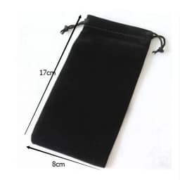 10pcs/Lot 8x17, 10x20, 10x25, 10x30cm Long Size Drawstring Velvet Pouch Bag Gift Parfum Packaging Bags Can Customize Logo