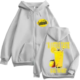 Louis Tomlinson Lemonade A Little Taste Is All You Need New Album 2025 Zip Up Hoodies Men Women Fleece Fashion Jacket Sweatshirt