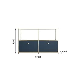 Living Room Sideboard Medieval Cabinets Storage Dining Modern Metal Stainless Steel Frame Wood Customizable Cabinet with Locker