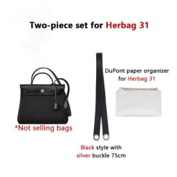 Genuine Leather Replacement Shoulder Strap For Herbag 31 And Mini Herbag Crossbody Bag Modification Accessory Durable Bag Strap