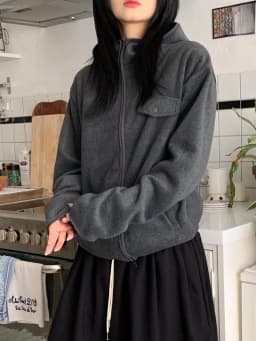 Chic Double-Sided Fleece Hooded Short Jacket Women's Loose Lazy Style Versatile Personality Top Winter New Arrival
