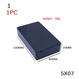 70/100mm DIY Housing Instrument Storage Case White Black Waterproof Enclosure Boxes Electronic Project Box