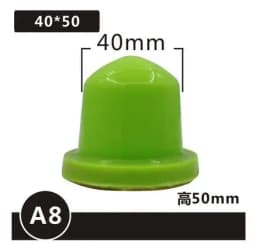 Green Color Non Stick Dust Resistant Anti-static Pad Printing Adhesive Head Pad Rubber Head with Shipping Cost