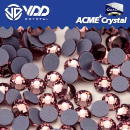 VDD Multi-color ACME+Series Top Quality Glass Hot-Fix Rhinestones Crystal AB Flatback Glitter Strass Stones For Fabric Garment