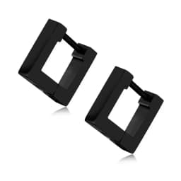 Fashion Personality Geometric Triangle Square Star Heart U Shape Hoop Earrings Men Women Stainless Steel Punk Piercing Jewelry