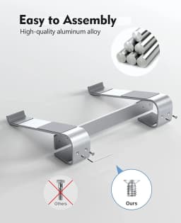 Laptop Stand for Desk MacBook Air Mac Book Pro Dell XPS HP 11 13 14 15.6 16 17.3 Inch Ergonomic Aluminum Notebook Computer Riser