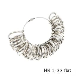 NIUPIKA HK/US/JP/UK/EU Aluminum Ring Rod Metal Ring Multi-size Specification Size Measurement Screening Jewelry DIY Tool