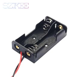 AA Battery Case AA Battery Box 1/2/3/4 Slot AA Battery Holder 14500 AA Storage Box DIY With Leads Series Connection
