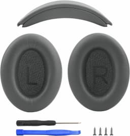 KUTOU Replacement Headband Cushion and Earpads for Bose QC35 QC45 Headphones with Noise Isolation Memory Foamment Accessories
