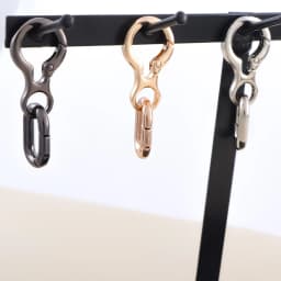 2 pcs Double Opening Swivel Clasp Clips, Metal Swivel Spring Snap Hooks, Key Chain Clip with Key Ring for DIY Keychains, Lanyard