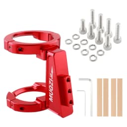 For Birdy Dahon 412 SP8 Folding Bicycle Front Bag Carrier Mount Adapter Adjustable Clamp Ring Bike Front Bag Holder Adapter