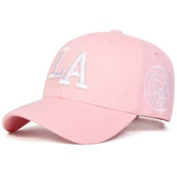 Unisex LA Letter Embroidery Snapback Baseball Caps Spring and Autumn Outdoor Adjustable Casual Hats Sunscreen Hat