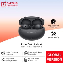 OnePlus Buds 4 Wireless Earphones Global Version 55dB Noise Cancellation Portable Earbuds LHDC 5.0 Bluetooth 5.4