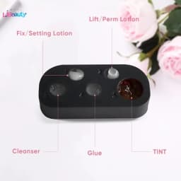 Libeauty 1 Pc Mini Silicone Palette 5 or 6 Function Tray For Lash Lift And Tint Brow Lamination Eyelashes Perm Pads Makeup Tools