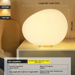 Cobblestone Night Light Modern Minimalist Atmosphere Table Top Decorative Lamp Romantic Desk Bedside Table Lamp