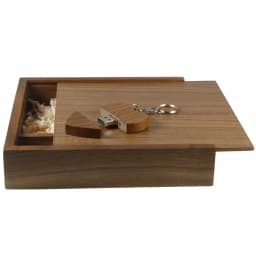 JASTER Maple Photo Album Wood USB+Box Memory Stick Pendrive 8GB 16GB 32GB 64GB 128GB Photography Gift Free LOGO (170*170*35 MM)