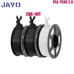 JAYO PETG/PLA Plus 2.0 3D Printer Filament 3 Rolls No Bubbles Smooth Multiple Colors 3D Filament Fit For FDM Printers 1 Roll/1.1