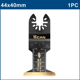 XCAN 44mm Titanium Oscillating Saw Blades Metal Cutting Multitool Blades Sharp Multi Cutter Blade For Metal Wood Plastic