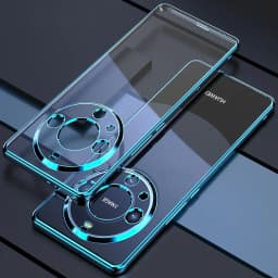 Magic6 Magic5 Lite Luxury Plating Clear Case For Huawei Honor Magic 6 5 Lite 5g Soft Silicone Transparent Back Cover 6lite 5lite