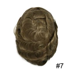 Men's capillary prothesis 0.12-0.14mm Injection Skin Toupee Men Wigs Male Hair Prosthesis Natural Human Hair System Wigs For Men