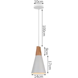 Loft Modern Pendant Light Wood Nordic Hanging Lamp Kitchen Lighting Fixture Industrial Chandelier Hanglamp Living Room Luminaire