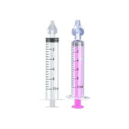 10ML Baby Nasal Syringe Set with 5 Silicone Heads Baby Nasal Aspirator Qucik Syringe Nose Cleaner Rinsing Tools for Infant Kids