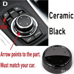 Crystal/Ceramic Car Multimedia Buttons Knob Cover for BMW F20 E87 E92 E93 F34 F30 F10 X5 E70 F15 X3 F25 X1 F48 E84 X6 X4 X7
