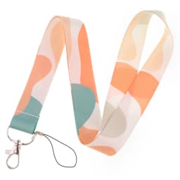 LB3010 Pink Love Neck Strap Lanyard for Key ID Card Cell Phone Straps USB Badge Holder DIY Neck Strap Hang Rope Rainbow Keychain