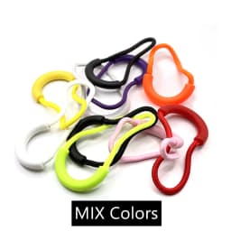 10-100pcs RoYishi Plastic Zipper Pulls Cord Zip Puller Clip Replacement Ends Lock Clothing Backpack Luggage Accessories