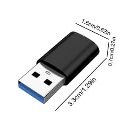 USB C to USB 3.1 Adapter High-Speed Type C Female to USB A Male Charger Cable Converter for Laptop Hard Drive