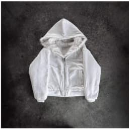 Autumn and Winter Oversized Thickened Warm Black Reversible Faux Fur Parka Coat Men with Hood Zipper Fluffy Jacket Hooded Coat