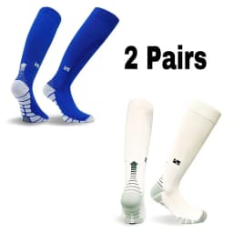 2/3/4 Pairs Running Men Compression Socks Fit Varicose Veins Football Soccer Stockings 30 Mmhg Atheletic Men Women Sports Socks