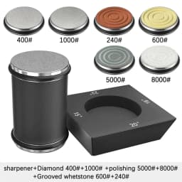 Niiruo 4 Angles Rolling Knife Sharpener Kit For Straight Edge Roller Knife Sharpening With Industry Diamonds Whetstone Knife Set