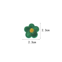 10pcs Small Flower Patches Iron On Embroidered Clothes Applique Diy Bag Hat Shoes Motif Stripes Clothes Accessories Badge