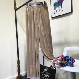 Summer Thin Chiffon Wide Leg Pants For Women Casual Candy Color Loose Long Pants Lady Solid Color Straight Pleated Trousers
