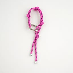 INS Handmade Nylon Rope Keychain DIY Personalized Pendant Rope Key Chain Y2K Korean Style Couple Climbing Rope Bracelet