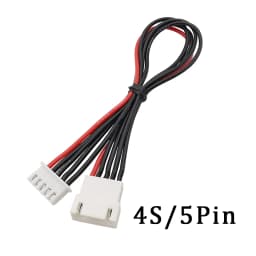 2/5Pcs JST-XH 2S 3S 4S 5S 6S 7S 8S LiPo Battery Balance Charger Extension Cable Balance Charging Wire 20CM 7.8Inch 22AWG