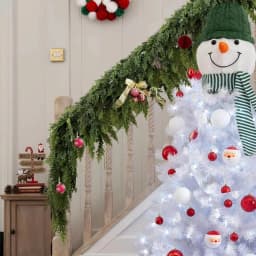 180Cm Artificial Plants Christmas Tree Cypress Leaf Garland Home Party Decor Outdoor Courtyard Pine Rattan Hanging Adorn Wreaths